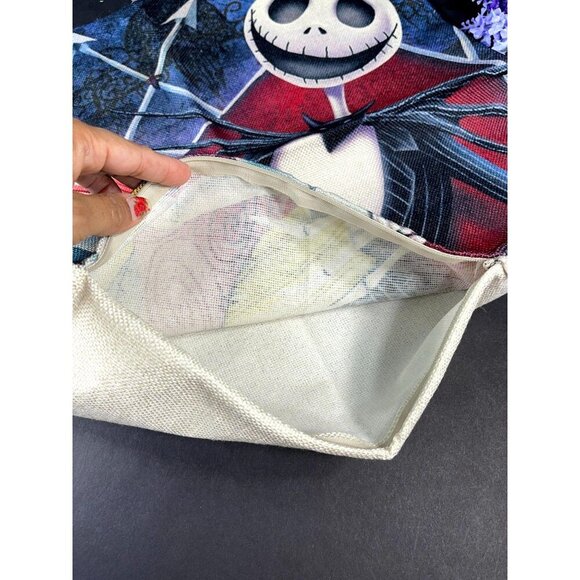 Jack Sally Skellington Accent Pillowcase Throw Pillow Cushion Cover Home Decor - Picture 6 of 12